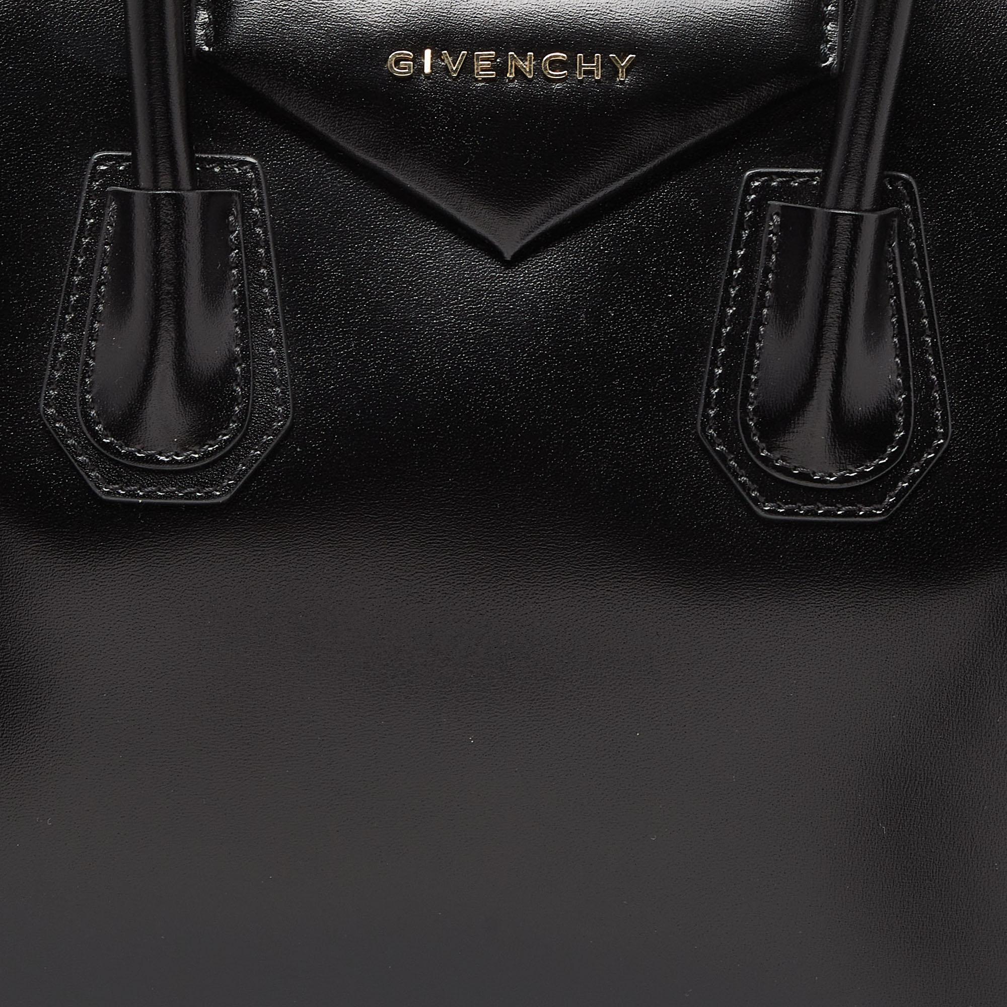Givenchy Black Leather Small Antigona Satchel 2