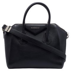 Used Givenchy Black Leather Small Antigona Satchel