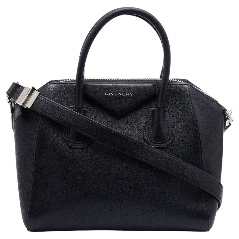 Givenchy Black Leather Small Antigona Satchel For Sale at 1stDibs