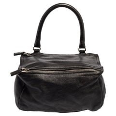 Givenchy Black Leather Small Pandora Shoulder Bag