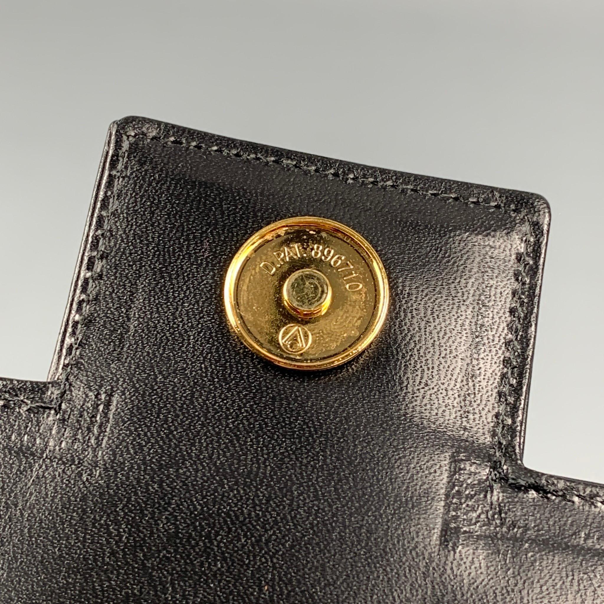 GIVENCHY Black Leather Top Handle Square Handbag 1