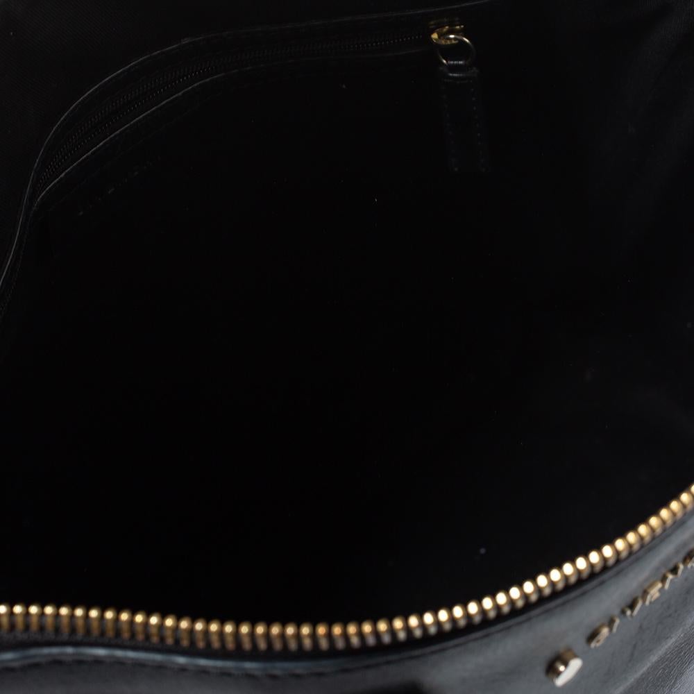 Givenchy Black Leather Zipped Detail Tote 6