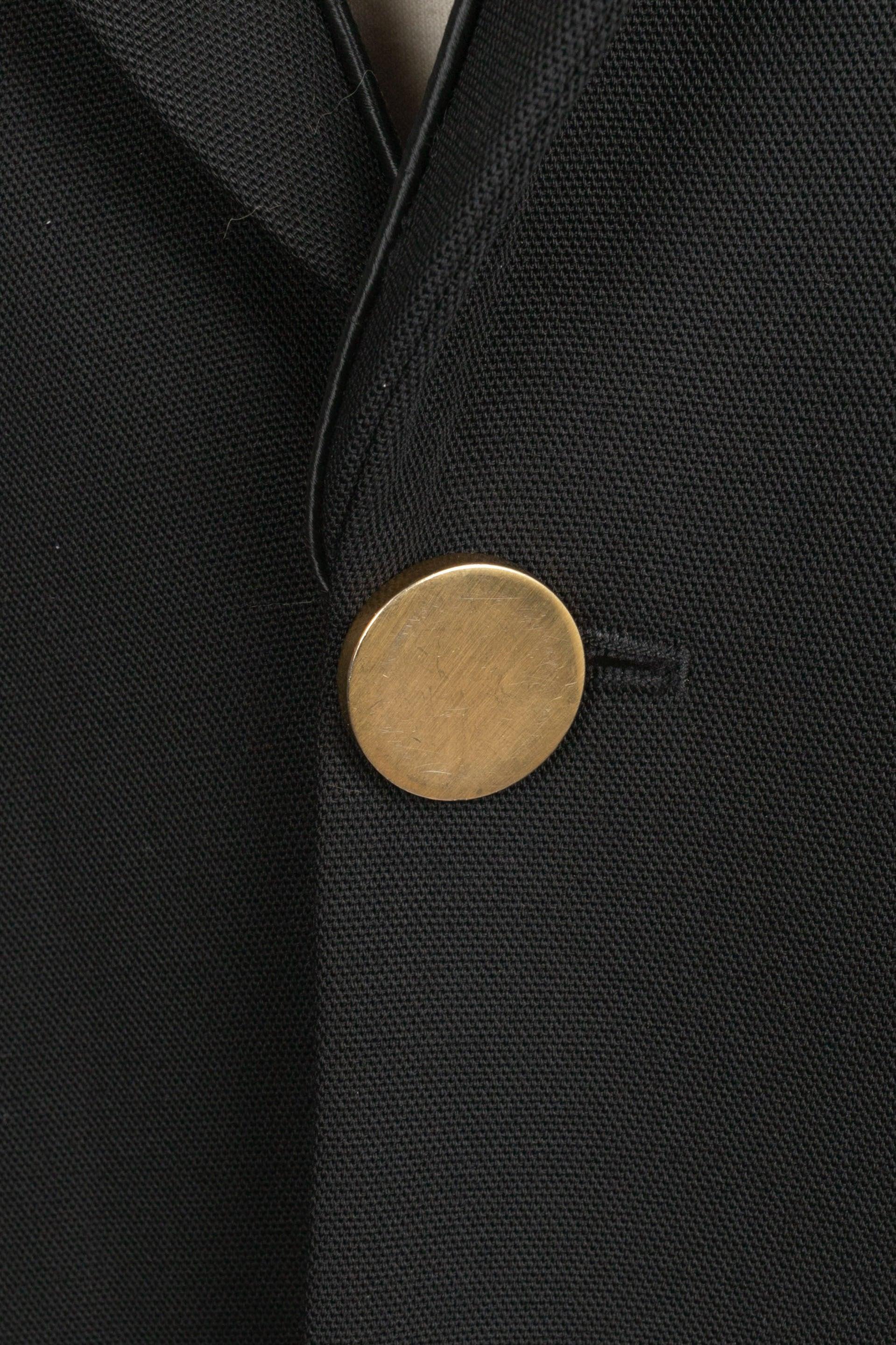 Givenchy Cappotto nero da uomo di media lunghezza in vendita 5