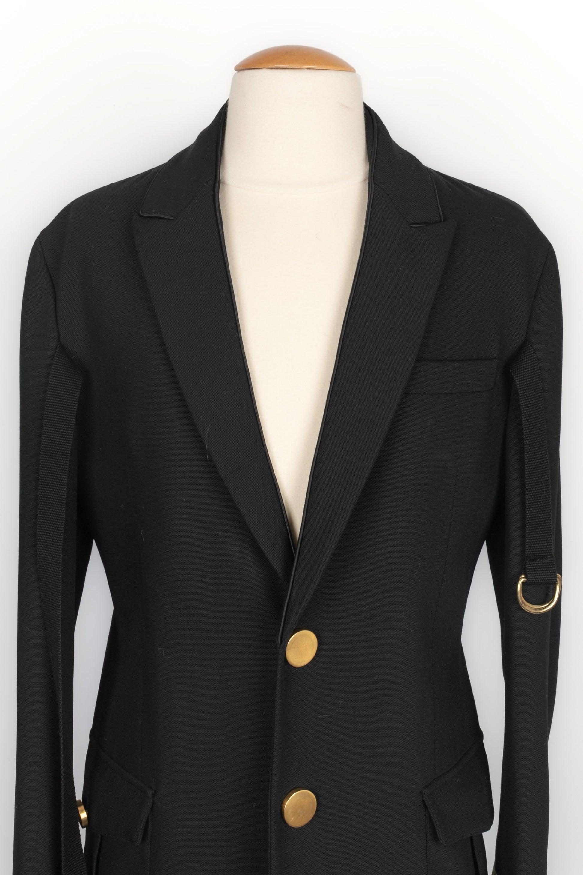 Givenchy Cappotto nero da uomo di media lunghezza in vendita 1