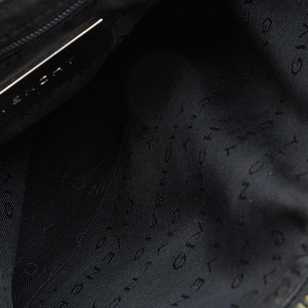 Givenchy Black Monogram Canvas And Leather Shoulder Bag 1