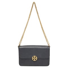 Givenchy Black Monogram Canvas and Patent Leather Baguette