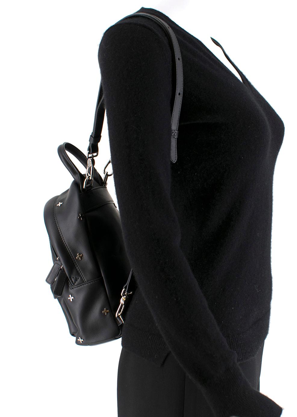 Givenchy Black Nano Cross Stud Backpack In New Condition In London, GB