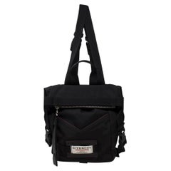 Used Givenchy Black Nylon Mini City Backpack