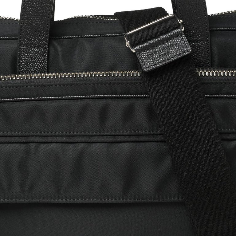 Givenchy Black Nylon Zip Around Laptop Bag at 1stDibs