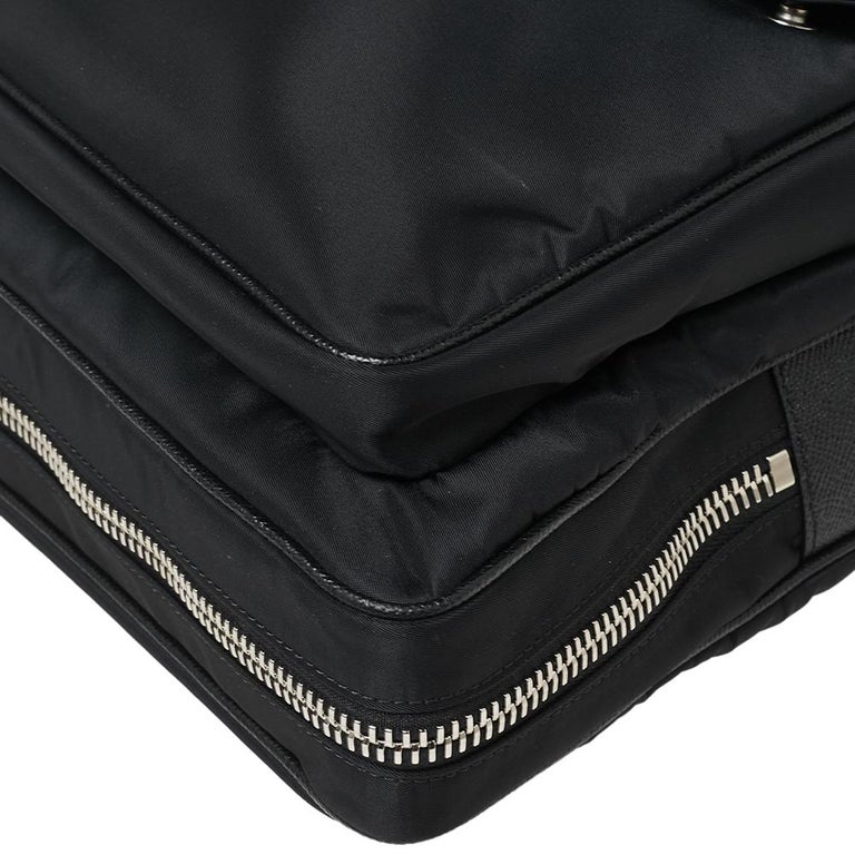 Givenchy Black Nylon Zip Around Laptop Bag at 1stDibs