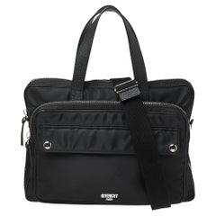 Givenchy Black Nylon Zip Around Laptop Bag