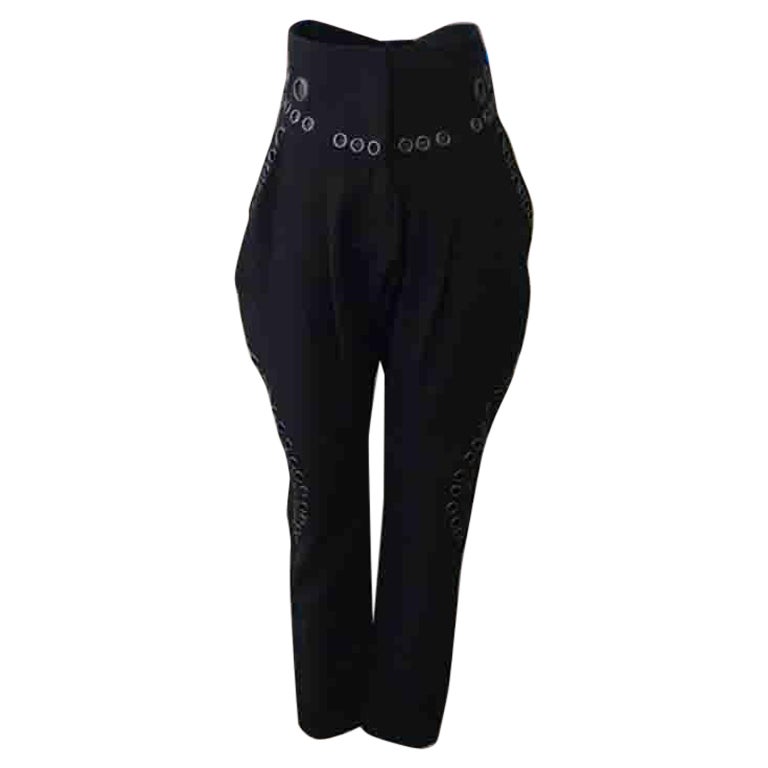 Givenchy Black Parachute Harem Pants For Sale