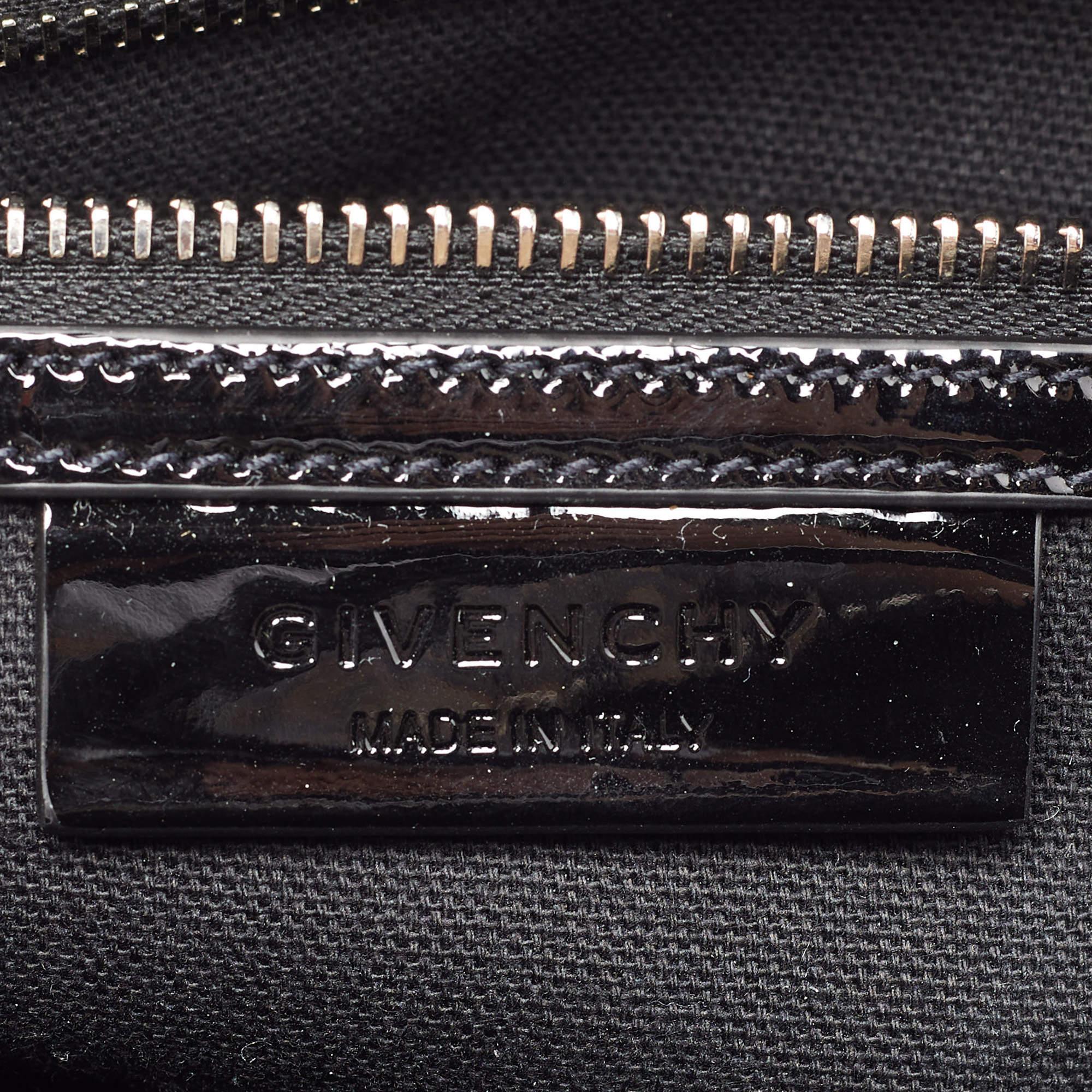 Givenchy Black Patent Leather Medium Antigona Satchel 2