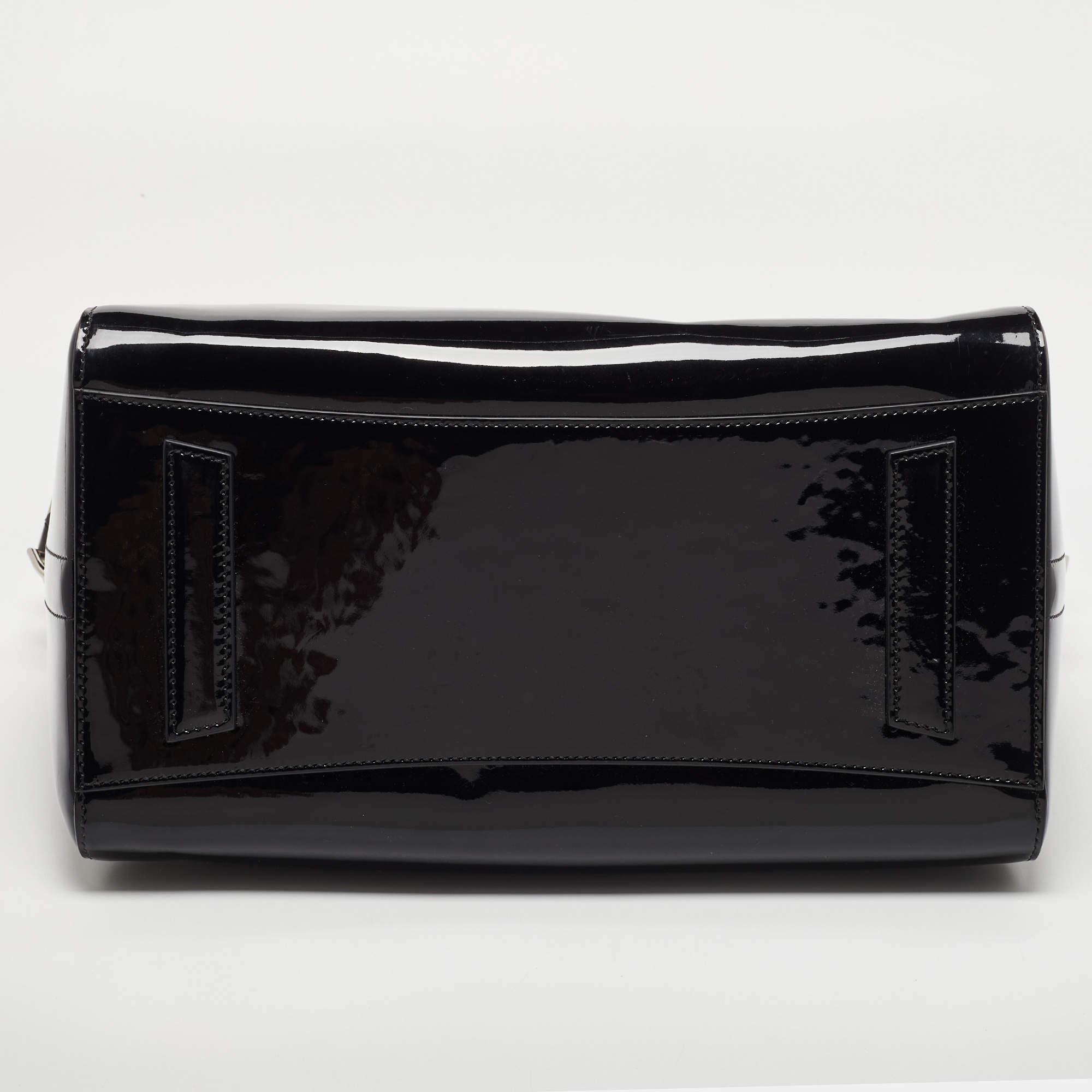 Givenchy Black Patent Leather Medium Antigona Satchel 5