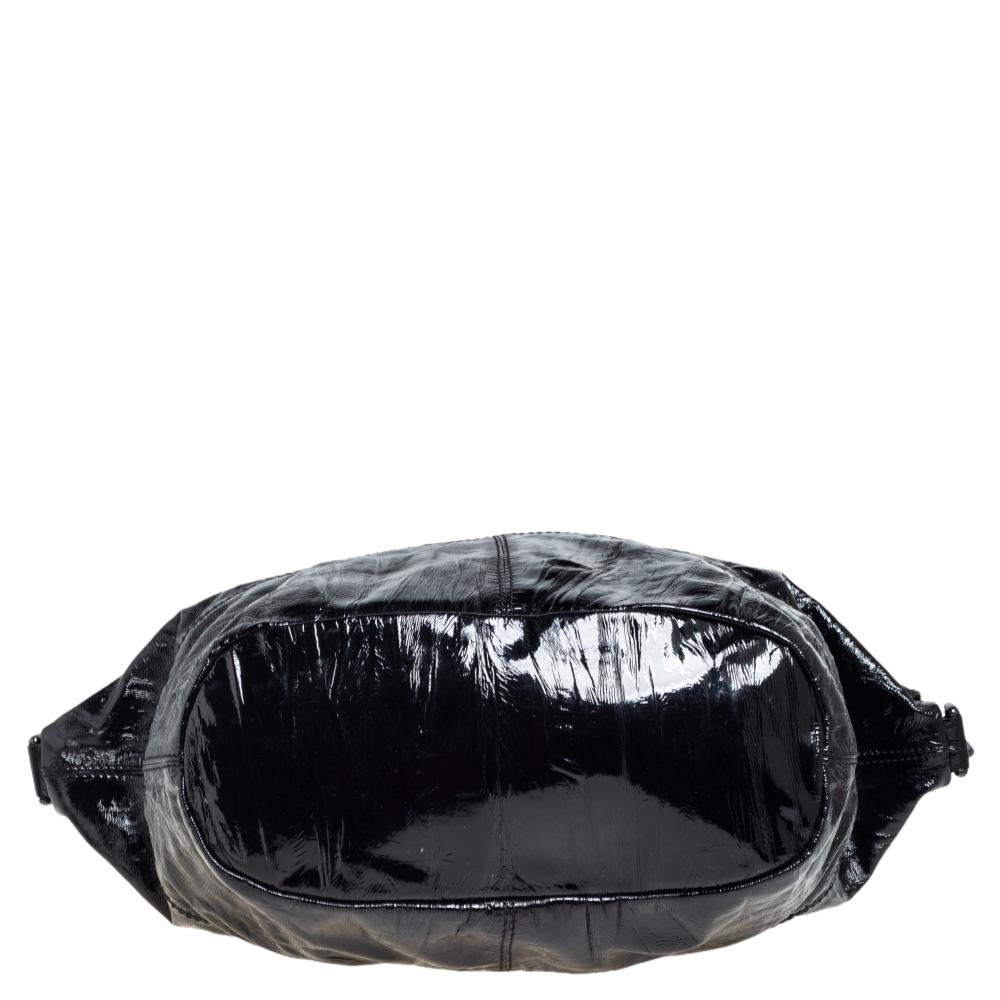 Givenchy Black Patent Leather Medium Nightingale Tote 1