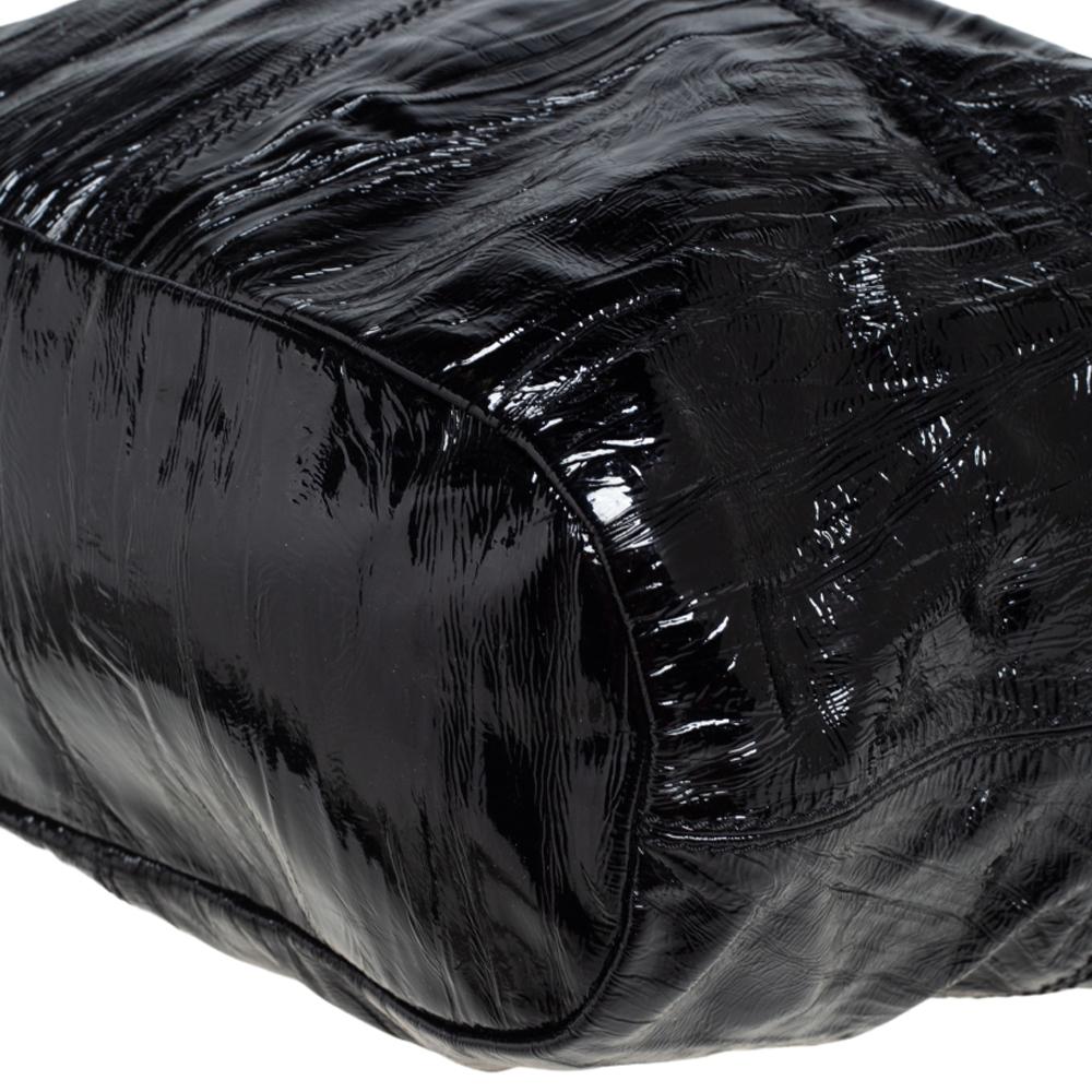 Givenchy Black Patent Leather Medium Nightingale Tote 5