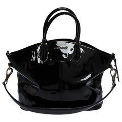 Givenchy Black Patent Leather Satchel