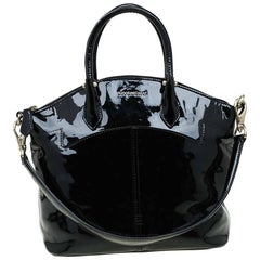 Givenchy Black Patent Leather Top Handle Bag