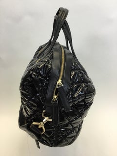 Givenchy Black Patent Quilted Leather Handbag
