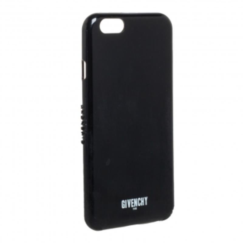 Givenchy Black Plastic Logo Print iPhone 6 Case For Sale 1