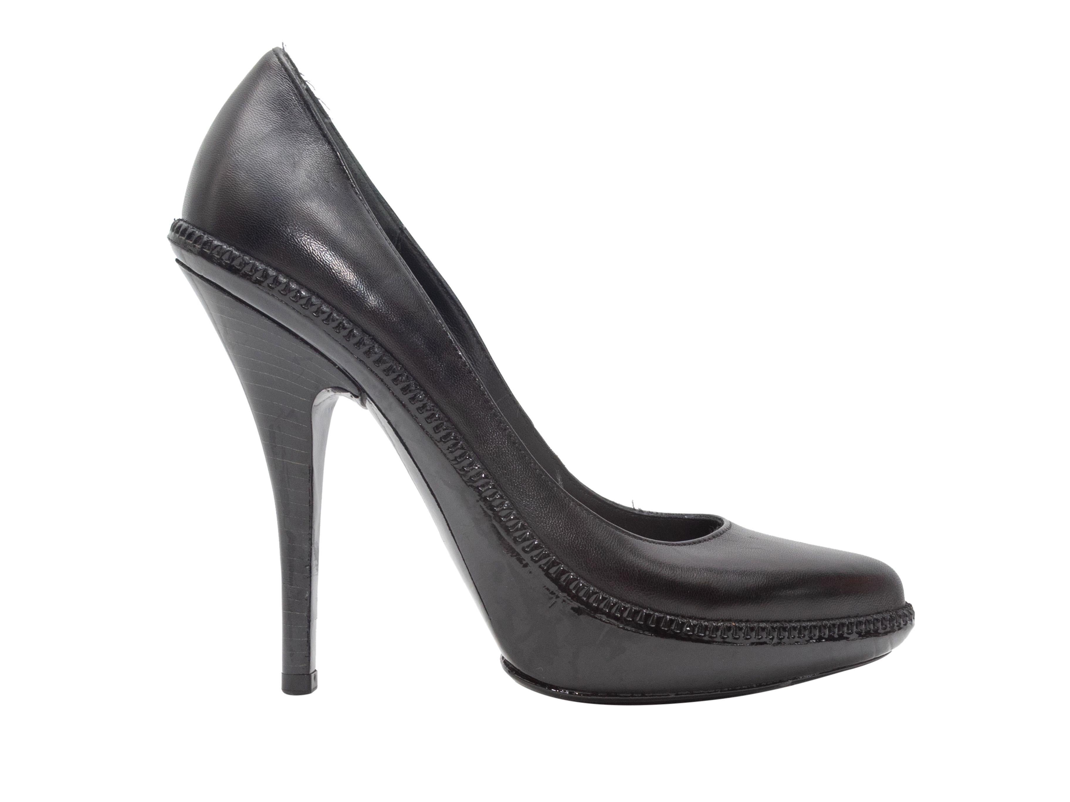 Givenchy Black Calfskin High Heel Pumps