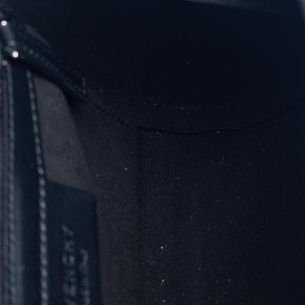 Givenchy Black Printed Leather Mini Pandora Box Shoulder Bag 7