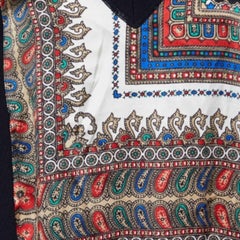 Givenchy Black Printed Silk & Wool Sleeveless Tunic S