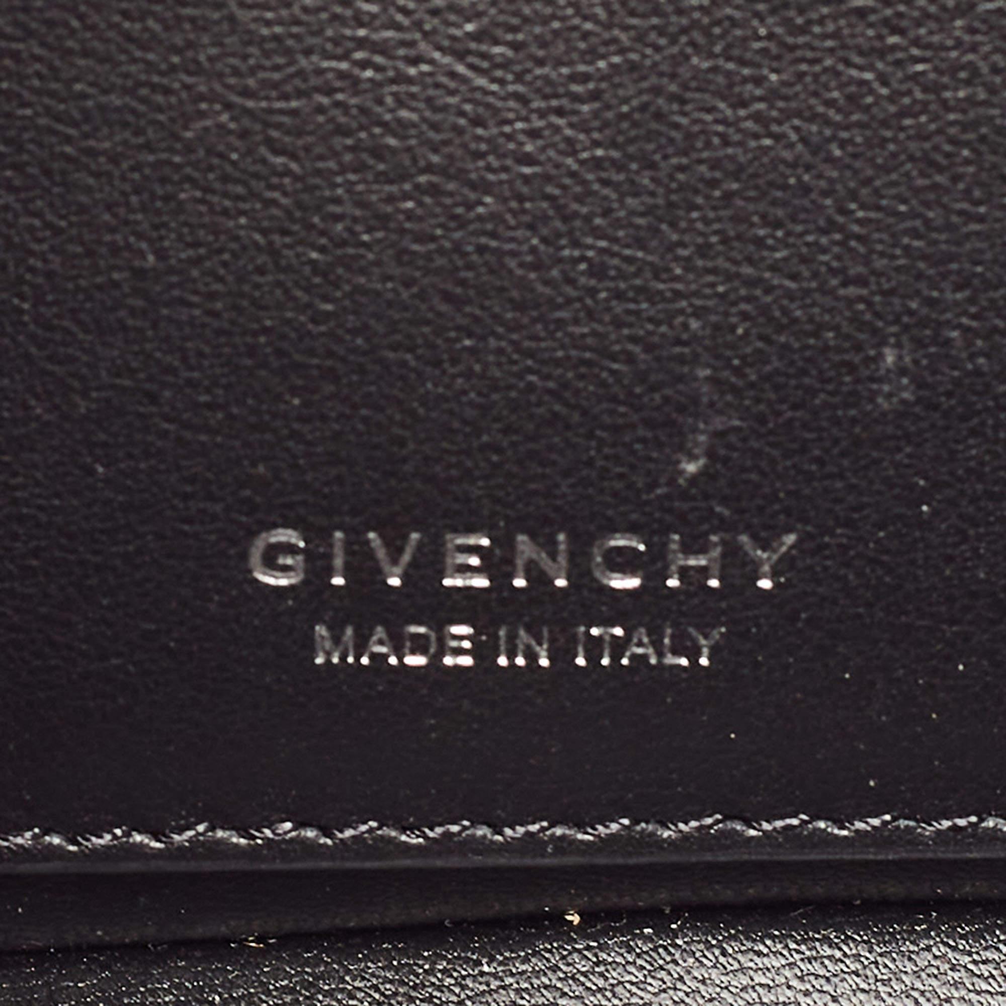Givenchy Black Quilted Leather 4G Logo Flap Crossbody Bag 6