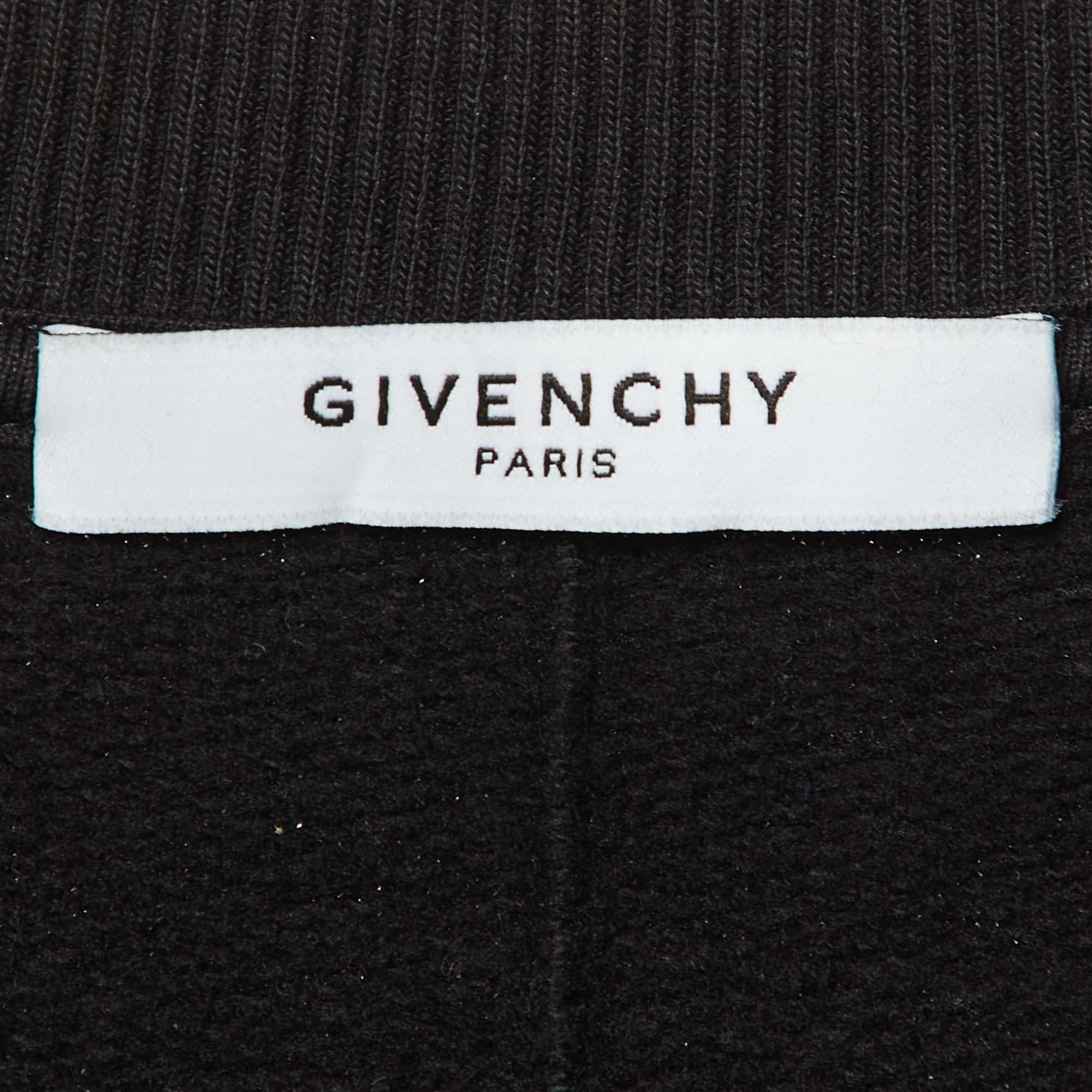 Men's Givenchy Black Rottweiler Cotton Knit Sweatshirt XS
