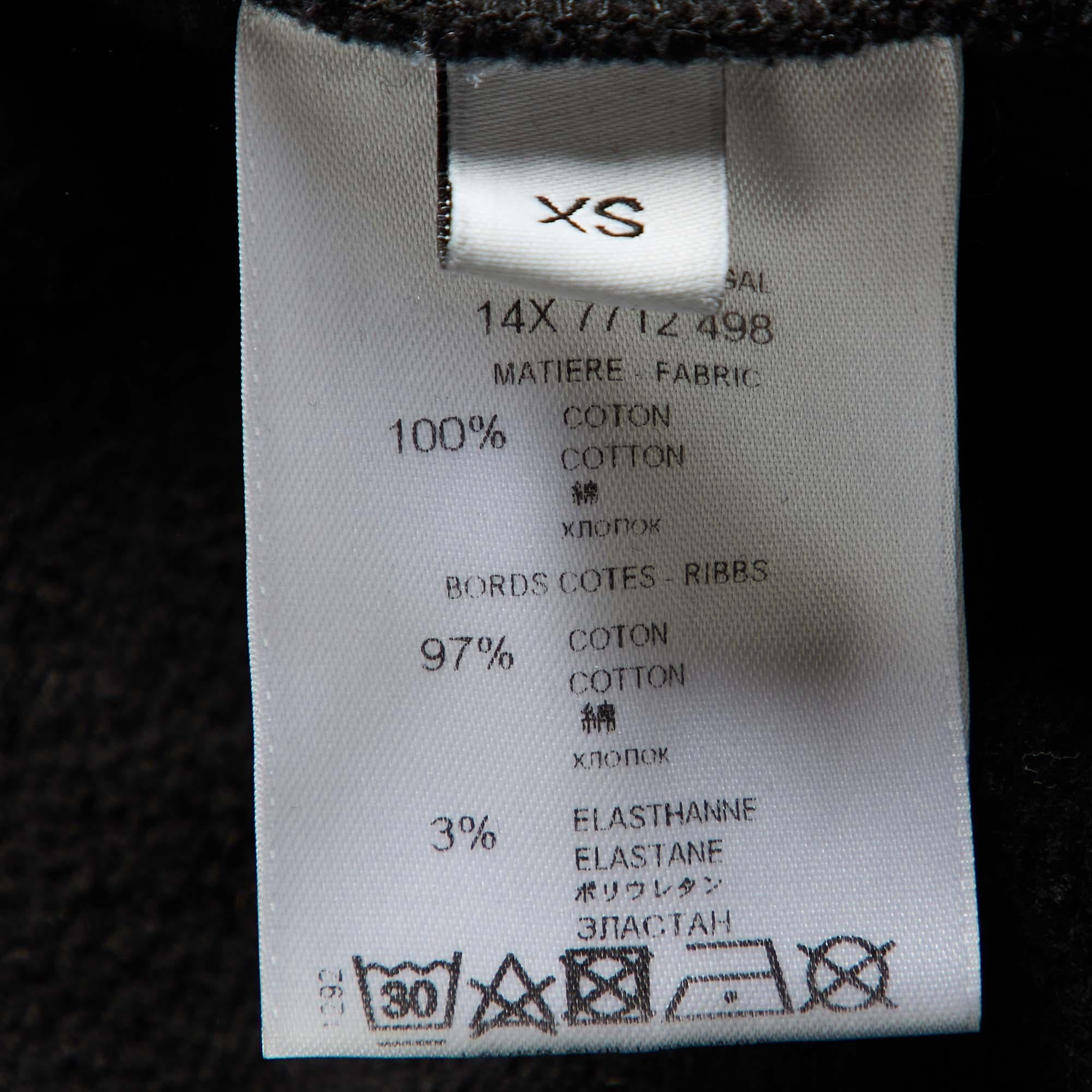 Givenchy Black Rottweiler Cotton Knit Sweatshirt XS 1