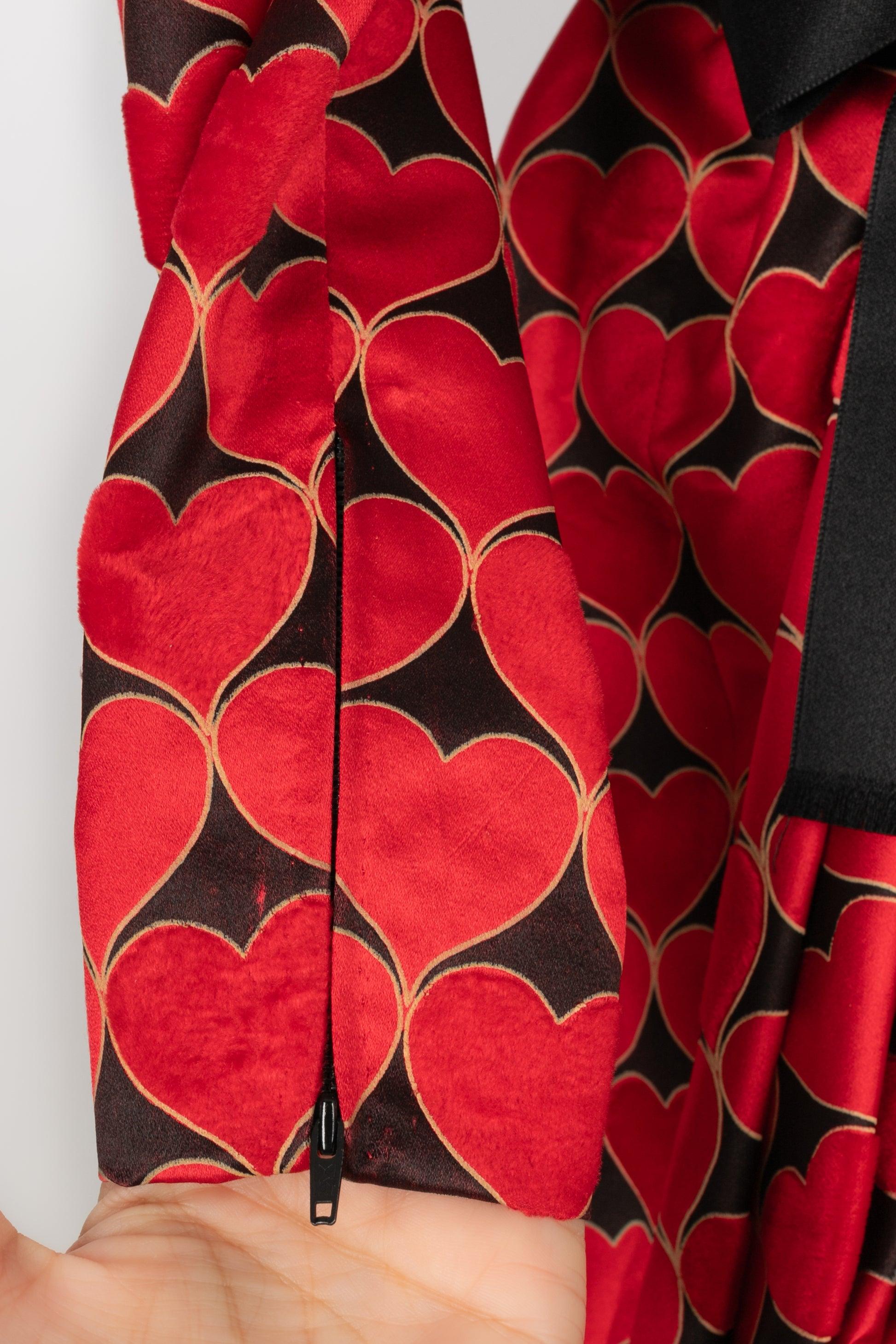 Givenchy Schwarzes Kleid aus Satin und Samt Haute Couture 34FR/36FR im Angebot 2