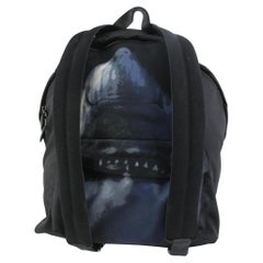 Used Givenchy Black Shark Backpack 1216gi29