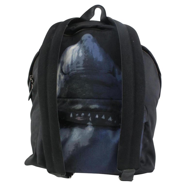 Givenchy Black Shark Backpack 1216gi29 For Sale at 1stDibs