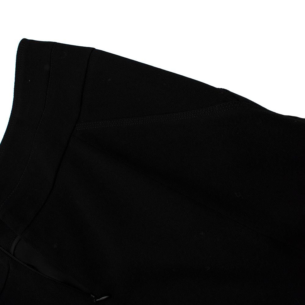 Givenchy Black Silk Blend Pleated Midi Skirt  - Size US 4 In Excellent Condition For Sale In London, GB