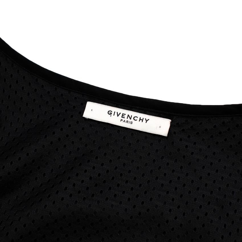 Givenchy Black Silk Satin Asymmetric Maxi Dress - Size US 6 For Sale 1