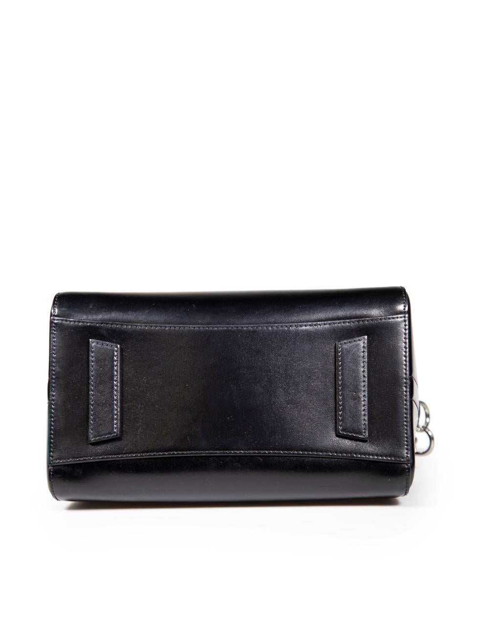 Women's Givenchy Black Smooth Calfskin Mini Antigona Bag For Sale