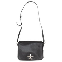 Givenchy Black Soft Leather Obsedia Crossbody Bag