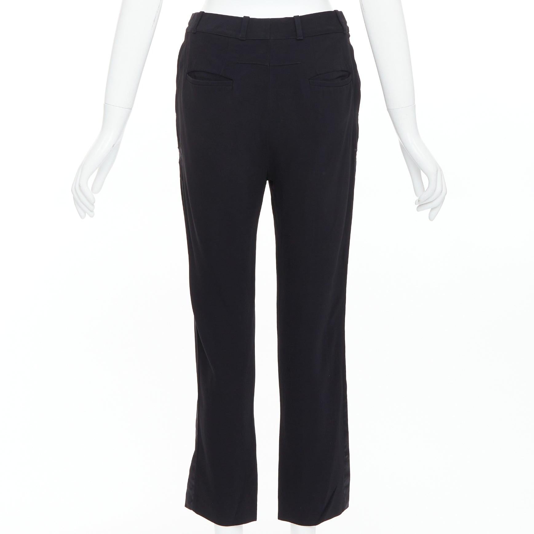 Donna GIVENCHY - Pantaloni svasati neri con stelle applicate in seta FR34 XS in vendita