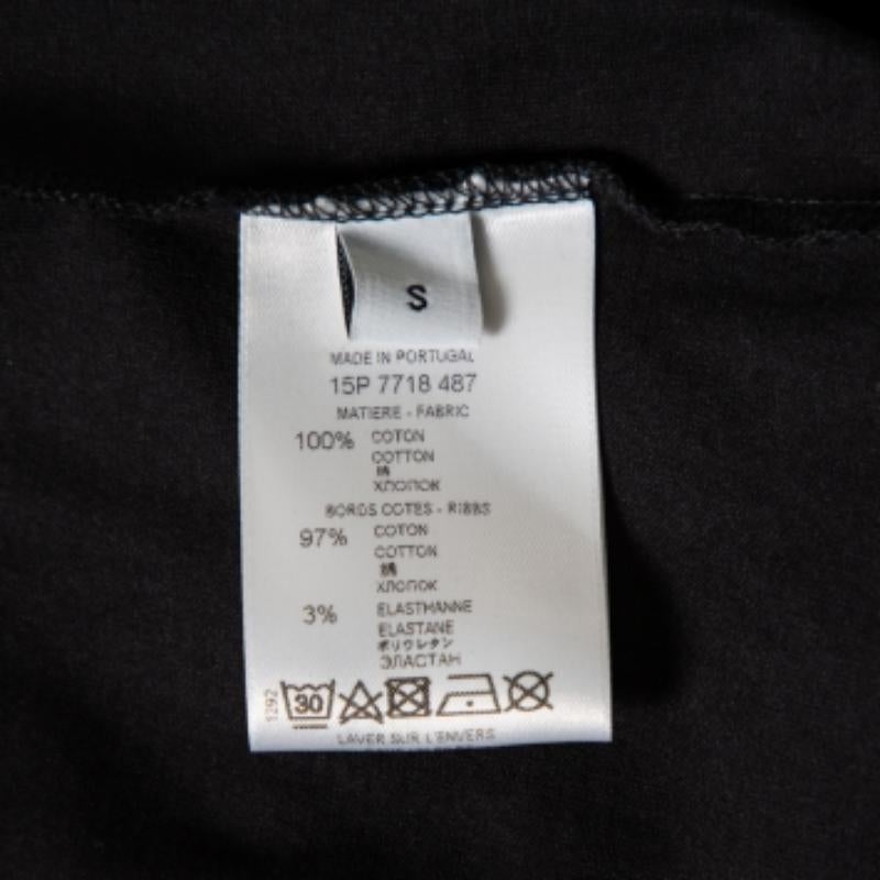 Givenchy Black Star Printed Cotton Tank Top S For Sale 5