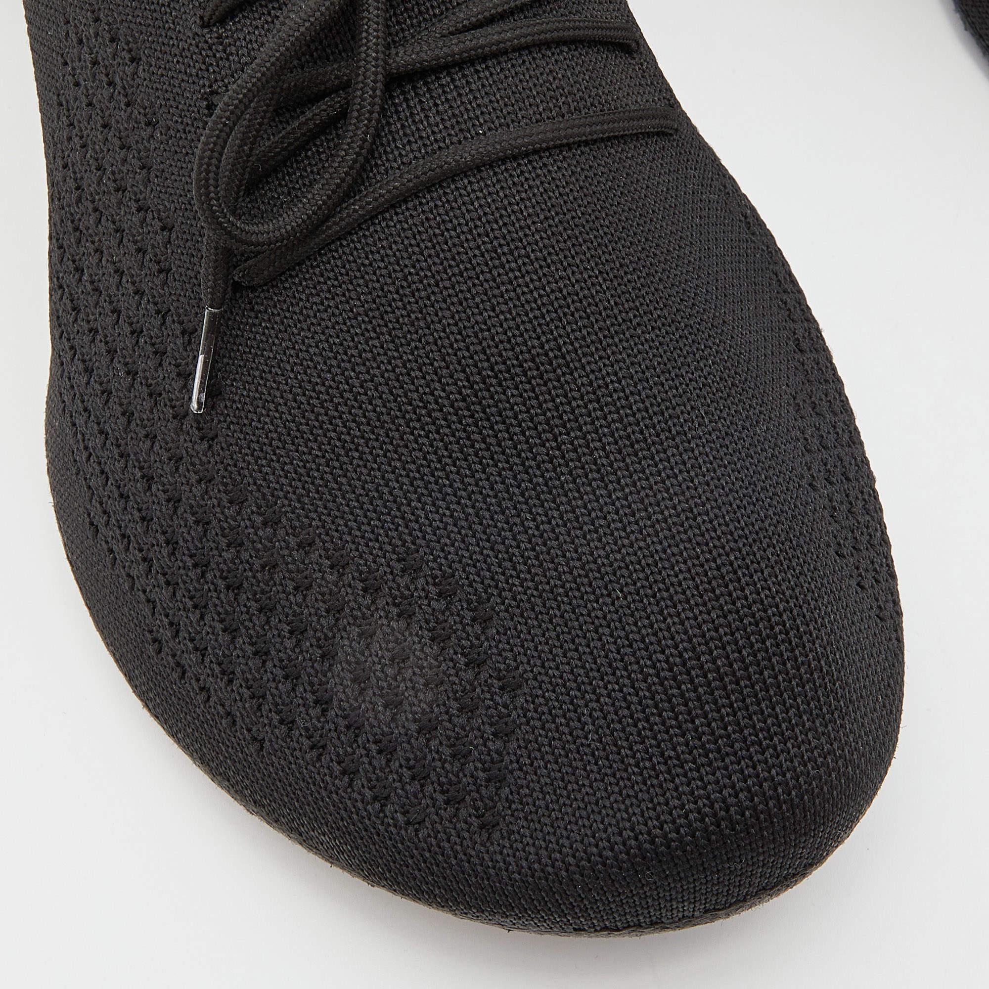 Givenchy Black Stretch Knit TK-360 Sneakers Size 36 2