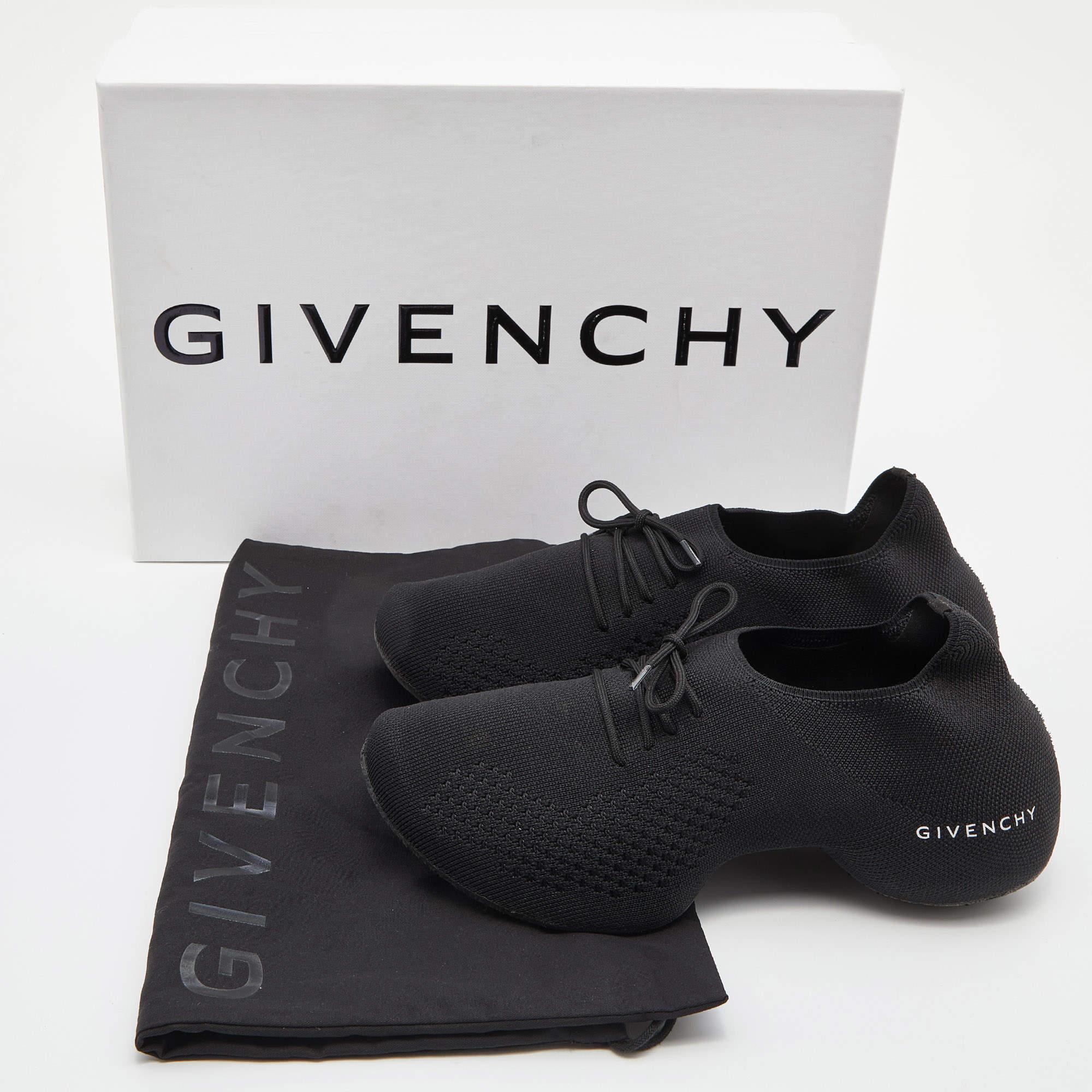 Givenchy Zapatillas de punto elástico negras TK-360 Talla 36 3