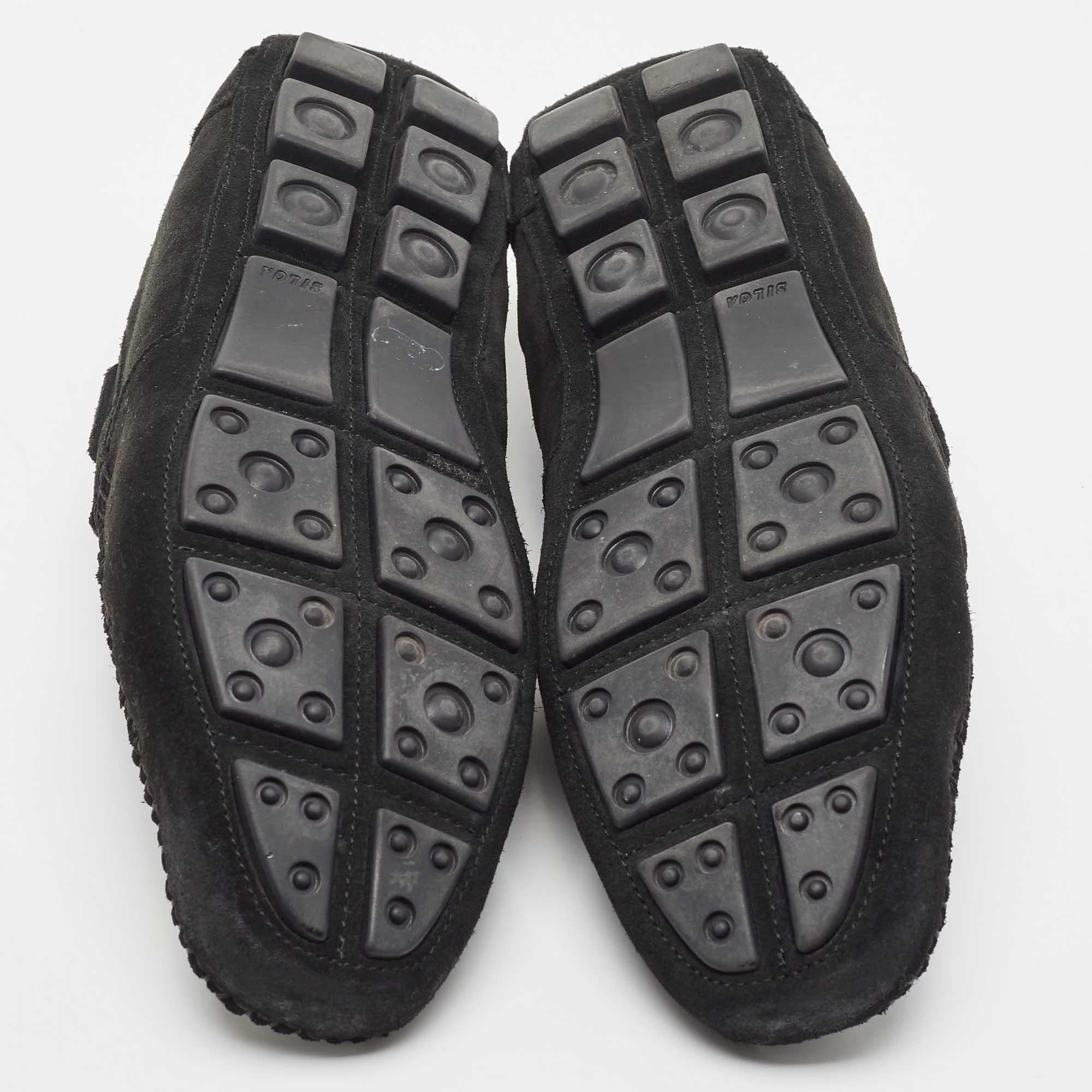 Givenchy Black Suede Tassel Detail Slip On Loafers Size 41 For Sale 2
