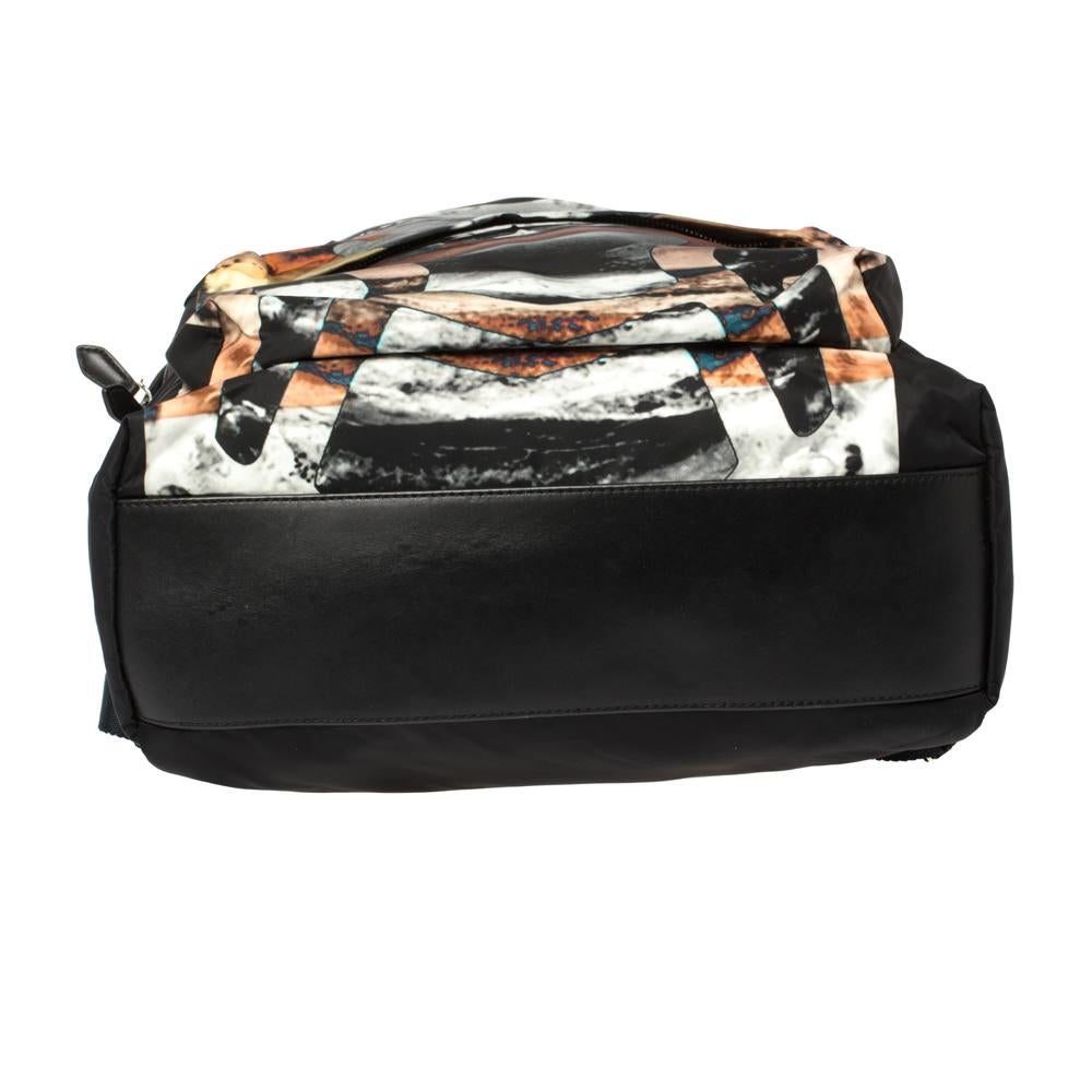 Givenchy Black Sunset Print Nylon Backpack 1