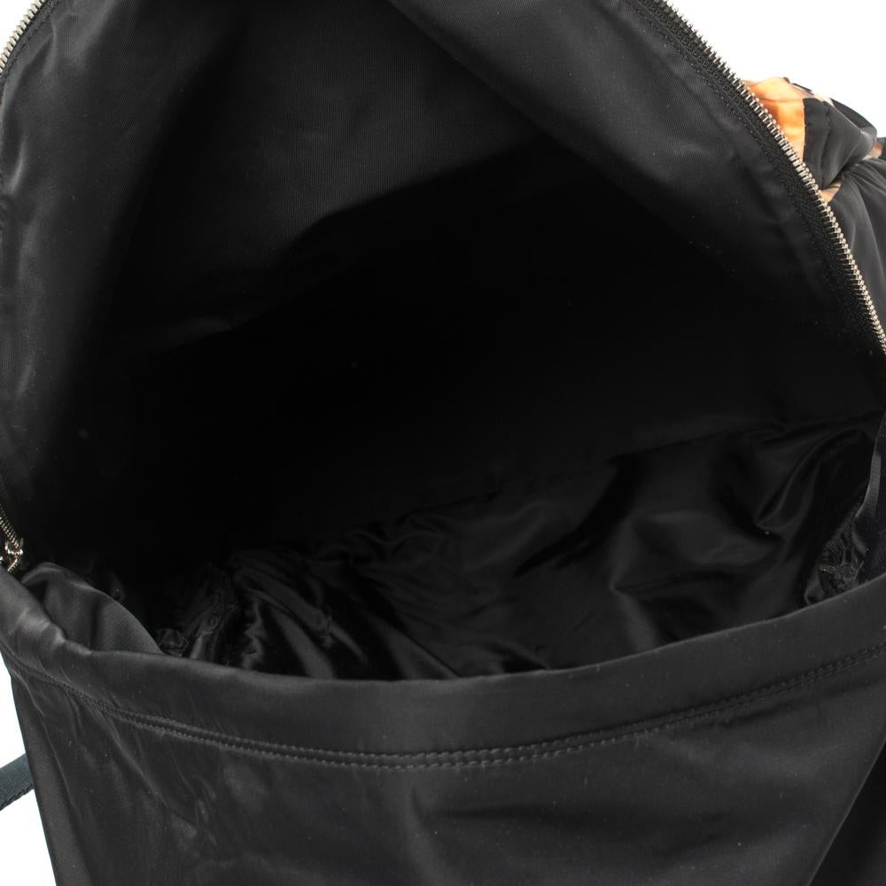 Givenchy Black Sunset Print Nylon Backpack 3