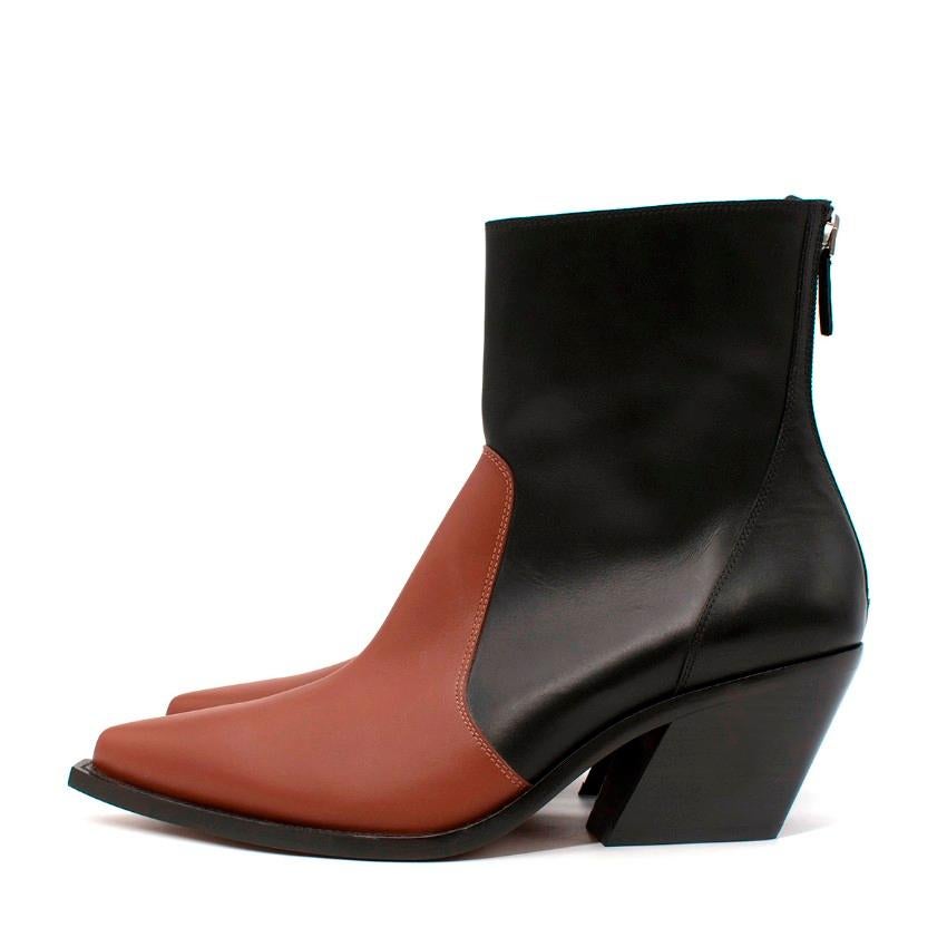 givenchy show rubber wedge ankle booties