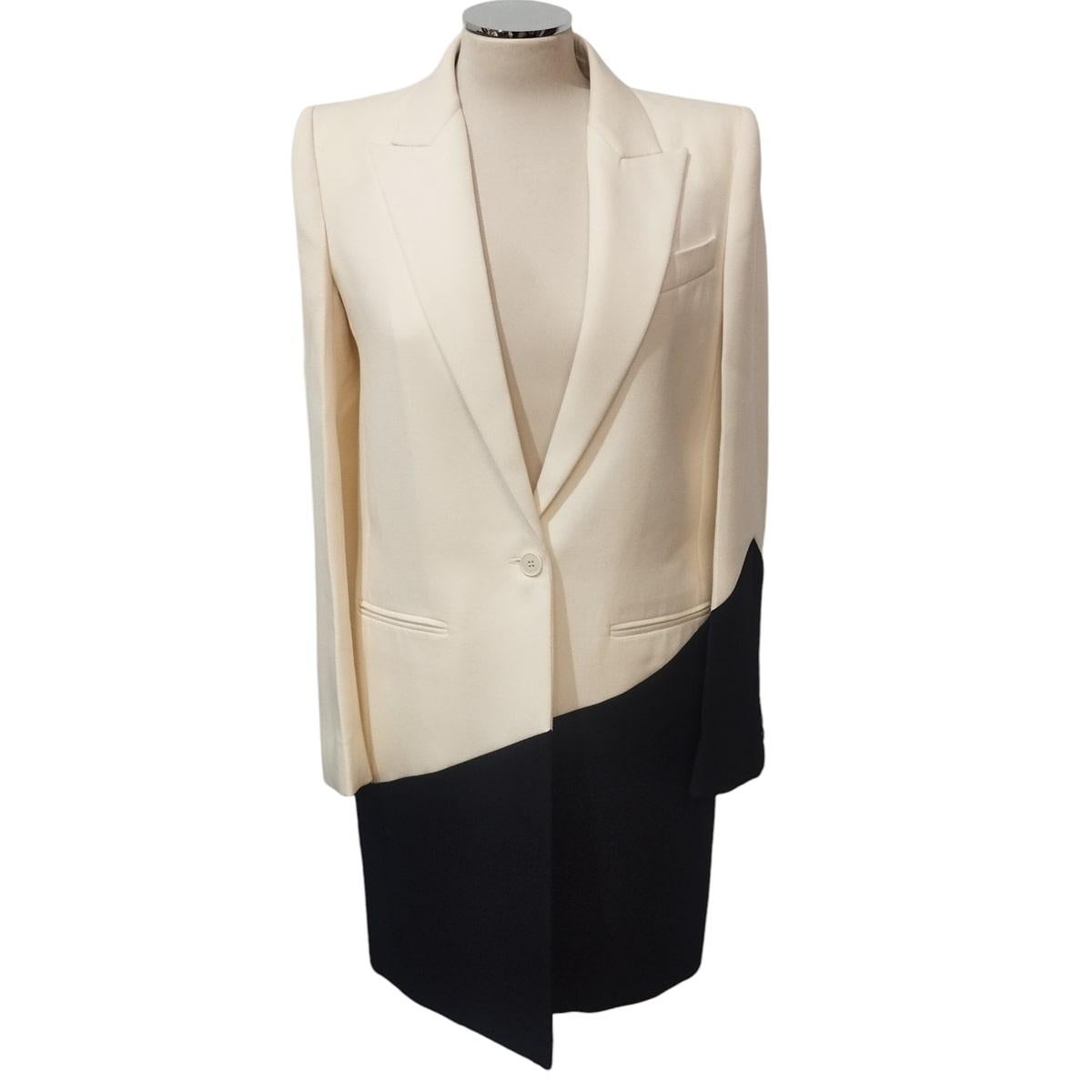Givenchy Black & White Jacket/ Overcoat FR 34 / IT 38 For Sale