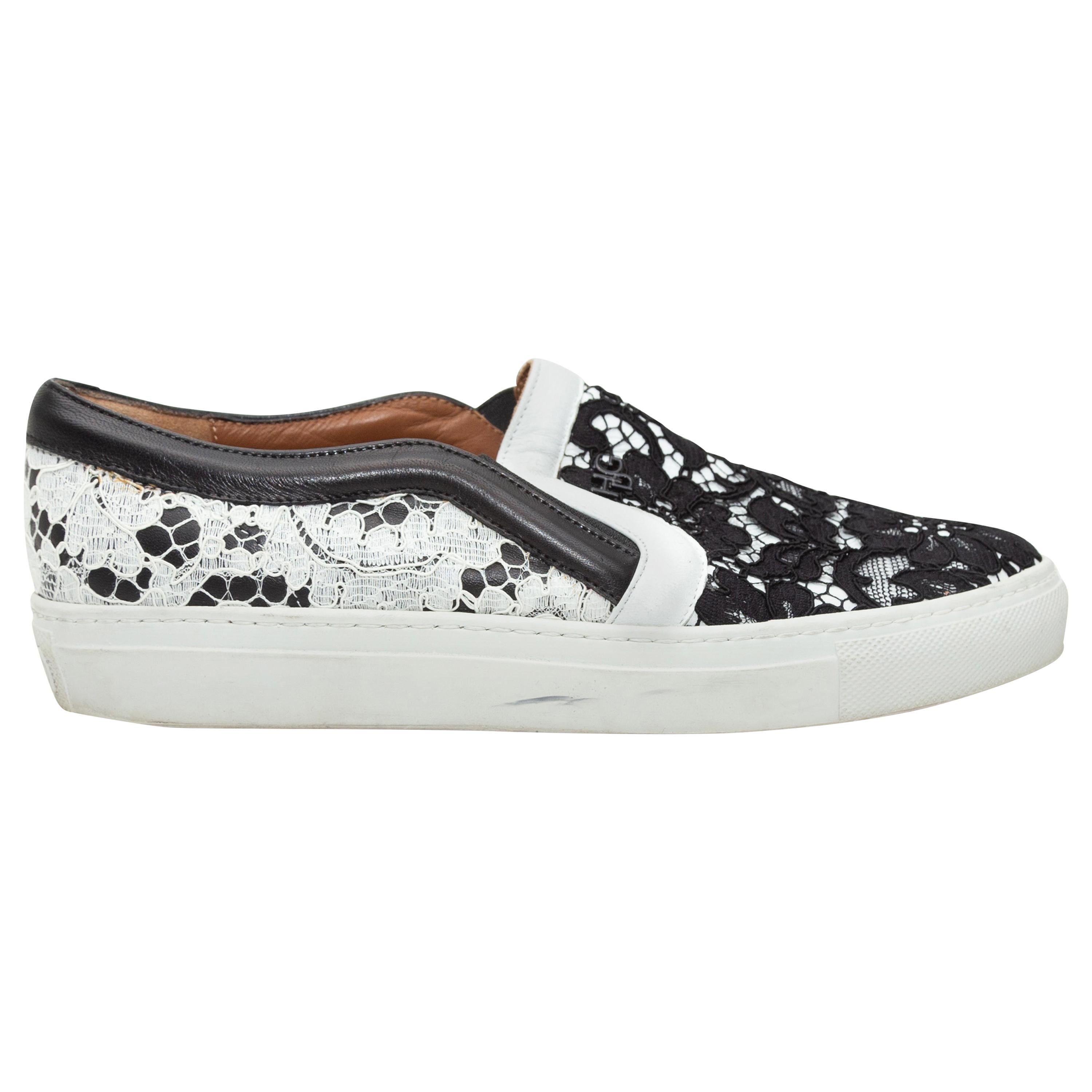 givenchy lace slip on sneakers