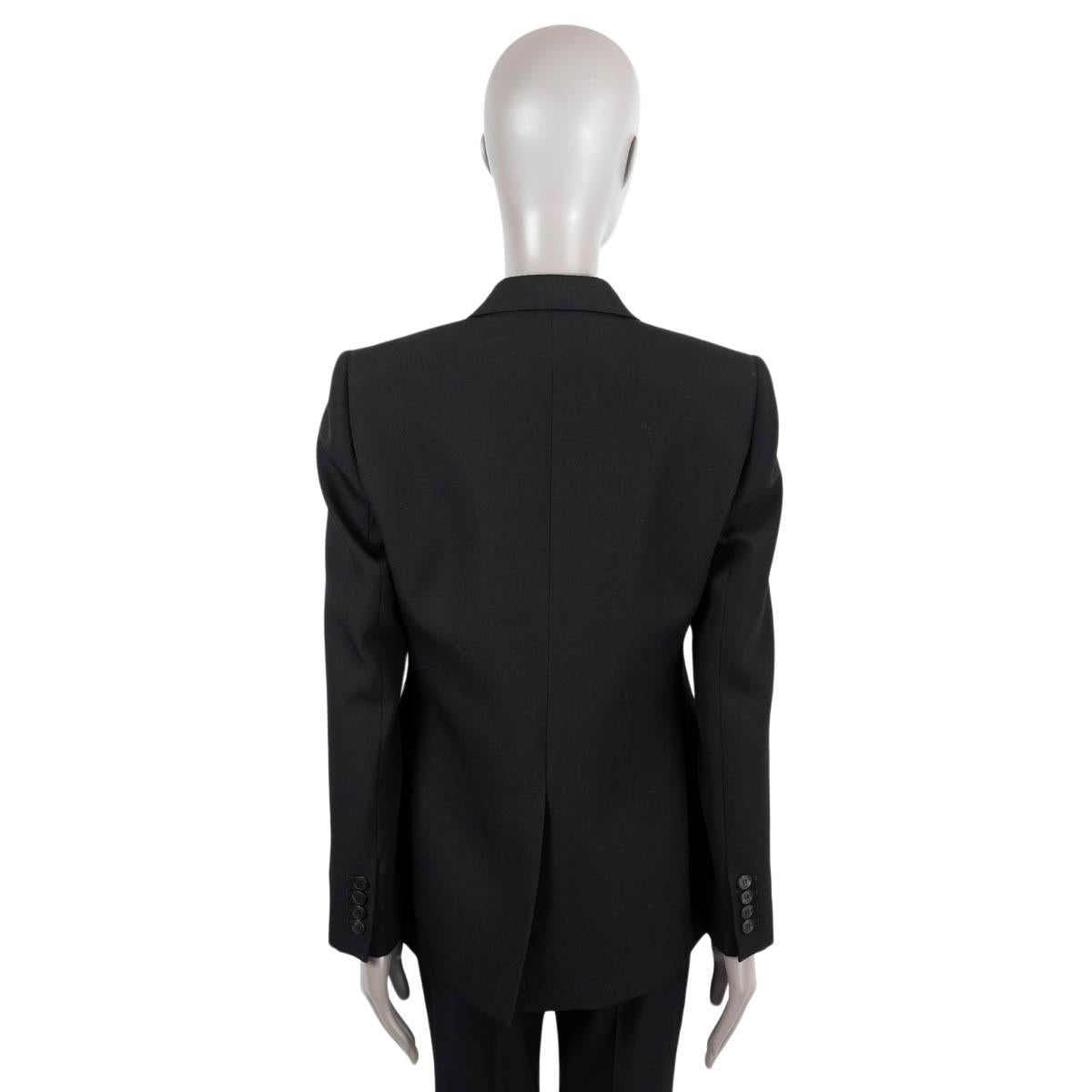 GIVENCHY black wool 2023 DOUBLE-BREASTED Blazer Jacket 40 S For Sale 1