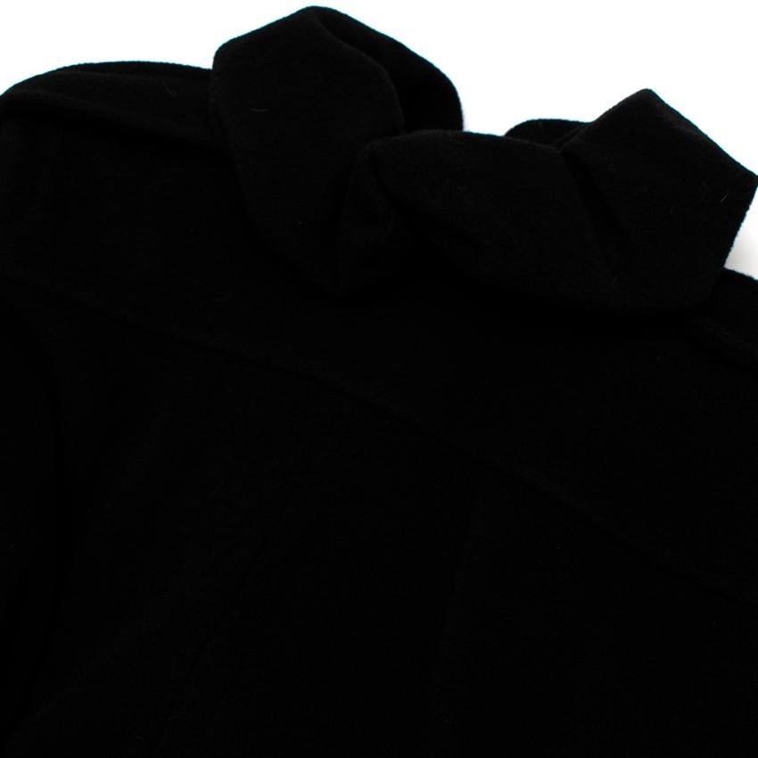 Givenchy Black Wool & Cashmere Ruffled Collar Cape - Size US 8 6