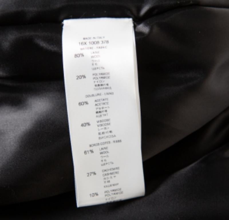 Givenchy Black Wool Love Printed Bomber Jacket M For Sale 2
